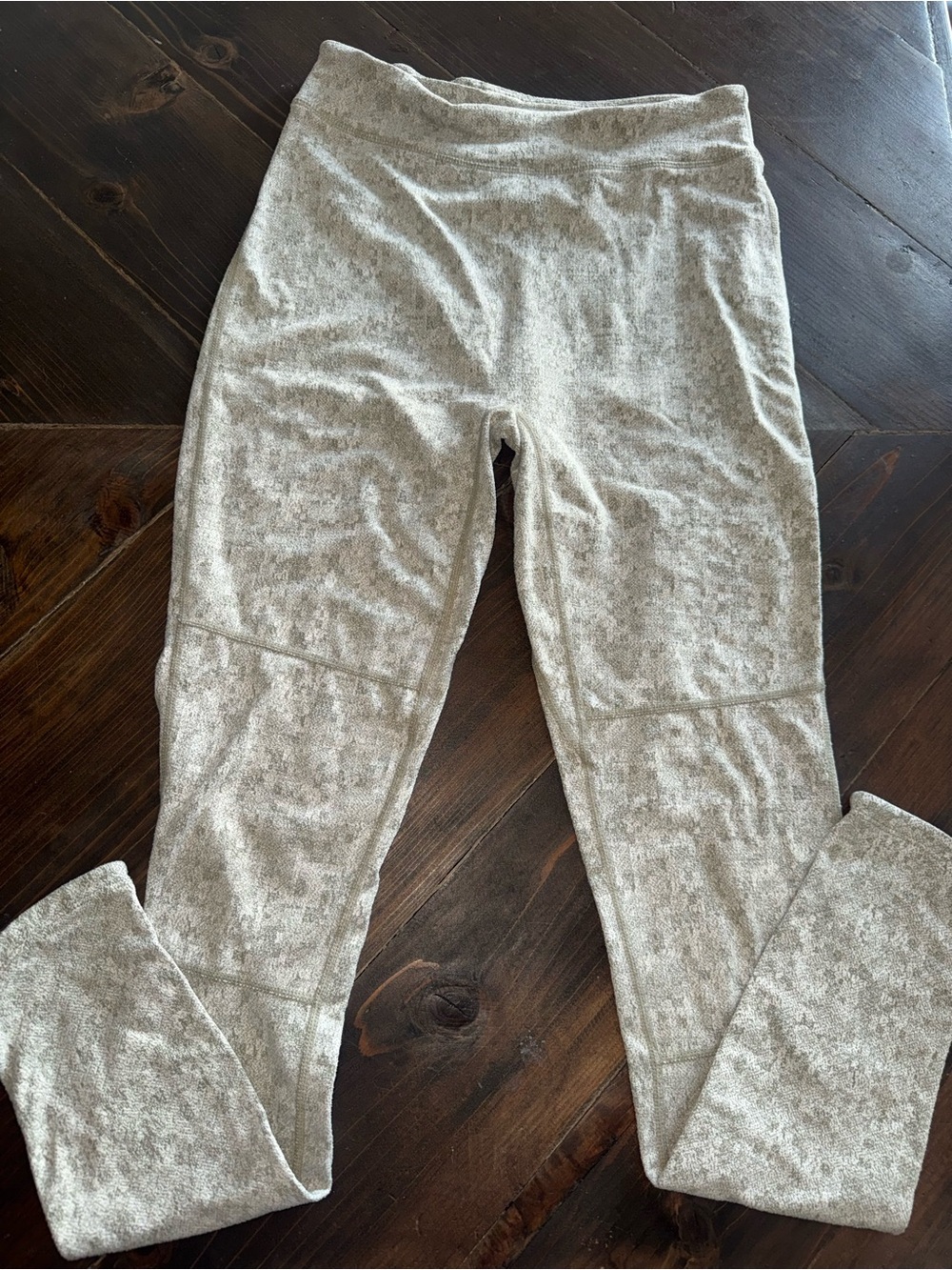 Gymshark Textured Fleur Khaki Green Workout Leggings Size M